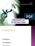 Urogenital Dysfunction: From Chittra Selvan & Sundar