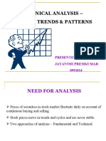 Technical Analysis - Charts, Trends & Patterns: Presented by Jayanthi Premkumar 0991014