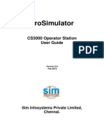 Prosimulator: Cs3000 Operator Station User Guide
