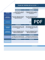 Plan de Ventas y Cronograma