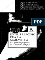 Berti -  En el principio era la maravilla. Las grandes preguntas de la filosofía antigua.pdf