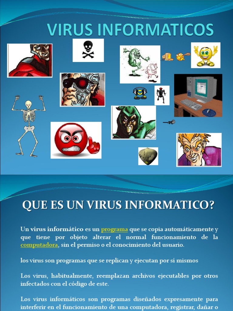 Tipos y Funciones de Virus Informáticos | PDF | Habilidades de ...