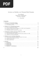 Parvati Shastri - Lectures On Modules Over Principal Ideal Domains