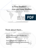 Globalization and Area Studies - When is Too Broad Too Narrow