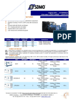 650kw Diesel Generator Datasheet X650uc (English)