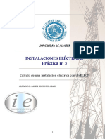 Instalaciones Eléctricas Práctica Nº 3: Universidad de Almería