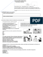 Evaluación #1 Cuarto Básico (Derechos y Deberes)