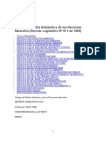 Codigo Del Medio Ambiente y de Los Recursos Naturales