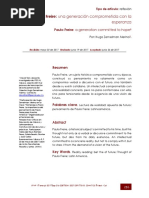 Una Generación Comprometida Con La Esperanza-Zemelman