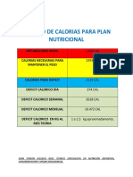 Plan Nutricional