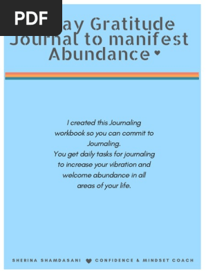 30 Day Journaling