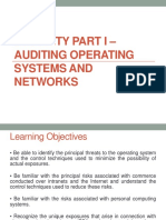 Security Part I - Auditing Operating Systems and Networks