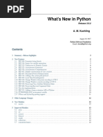 What's New in Python: A. M. Kuchling