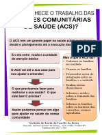 Folder Agentes Comunitários de Saúde - ACS