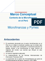 Marco Conceptual Microfinanzas en El Perú