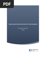 Experimental Security Research of Tesla Autopilot