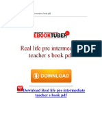 Real Life Pre Intermediate Teacher S Book PDF