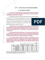 UNISANTA Ex Produtividade 2019 Parte I