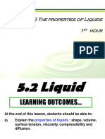 5.2 The Properties of Liquids 1 Hour