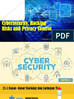 Cybersecurity, Hacking Risks and Privacy Control