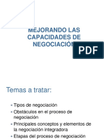 Mejorando Capacidades de Negociacion Pucp