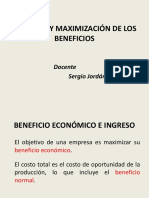 Ingresos y Maximización de Beneficios