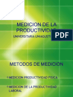 Medicion de La Productividad