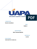 Tarea #3 Derecho Inmobiliario