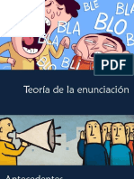 Teoría de La Enunciación