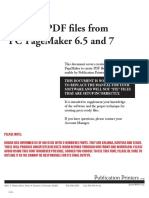 Printing PDF Files From PC Pagemaker 6.5 and 7