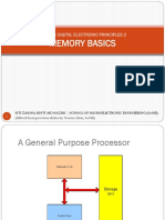 Memory Basics: Emt 235 Digital Electronic Principles 2