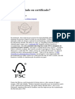 Papel reciclado x certificado FSC