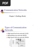 Communication Networks: Chapter 3 (Stallings Book)