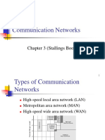 Communication Networks: Chapter 3 (Stallings Book)