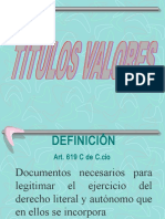 Diapositivas Titutlos Valores