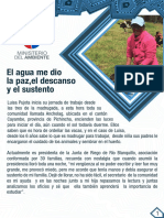 El Agua Me Dio La Paz El Descanso y El Sustento PDF