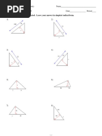 Geometry Chapter 7 - Section 7.3 Use Similar Right Triangles PDF