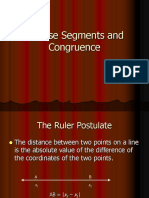 1.2 Use Segments and Congruence