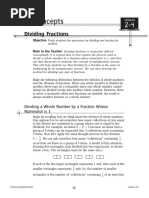 Key Concepts: Dividing Fractions