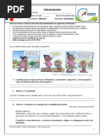 Lista de Exercícios de Gramática Profº Marcelo 6º Ano p2 i Bim