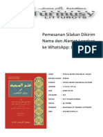 Spesifikasi Kitab Turmusy