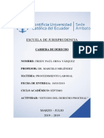 Estudio Del Derecho Procesal Laboral