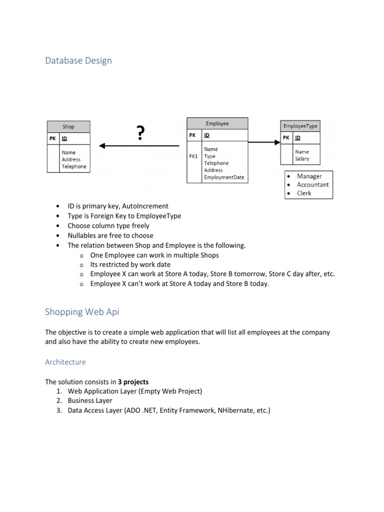 Database Design: Architecture | PDF | Business | Computers