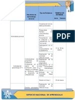 Cronograma de Actividades