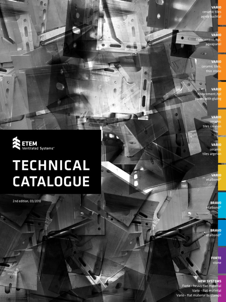 Etem Catalog Tehnic Fatade Ventilate PDF | PDF | Building Insulation ...