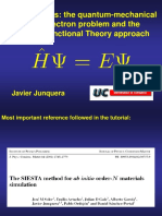 Fundamentals: The Quantum-Mechanical Many-Electron Problem and The Density Functional Theory Approach