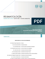 Reumatología: PLAN 2010