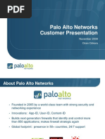 Palo Alto Networks Customer Presentation: November 2009 Ozan Ozkara