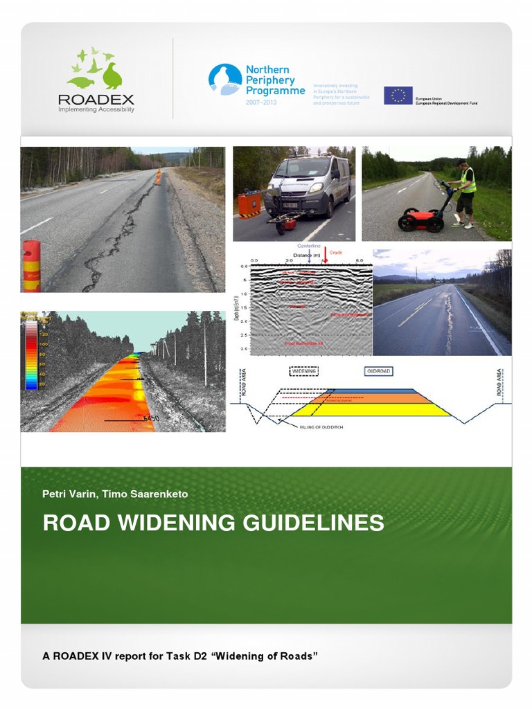 roadex-road-widening-guidelines-2012-pdf-lidar-road
