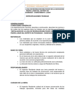 04 Especificaciones Técnicas Dispsición Final